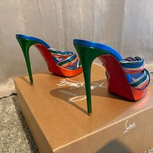 Christian Louboutin Vibrant Strappy Heels